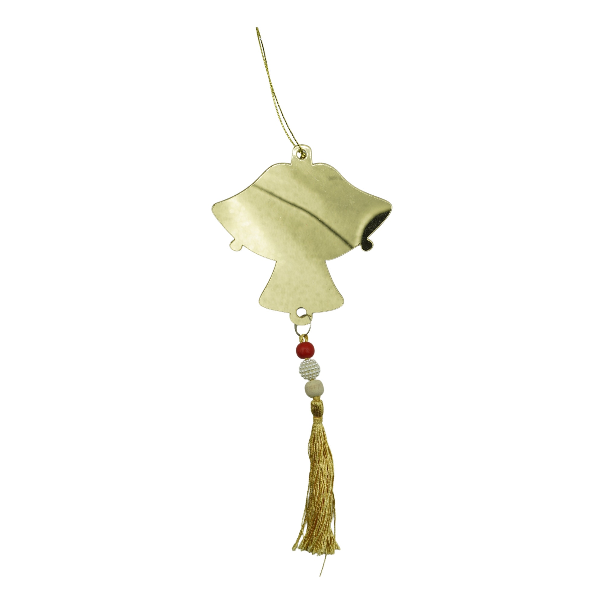 Ornament brad, Flippy, Clopotei, Auriu, Lucios, 10x23CM, Acril, Interior/ Exterior