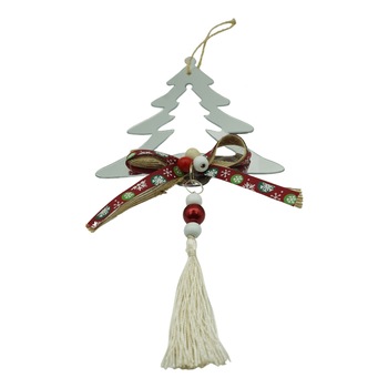 Ornament brad, Flippy, Brad, Argintiu, Lucios, 14*26CM, Acril, Interior/ Exterior Ornament brad, Flippy, Brad, Argintiu, Lucios, 14*26CM, Acril, Interior/ Exterior