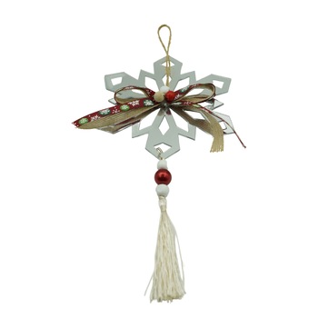 Ornament brad, Flippy, Fulg de nea, Argintiu, Lucios, 14*26CM, Acril, Interior/ Exterior Ornament brad, Flippy, Fulg de nea, Argintiu, Lucios, 14*26CM, Acril, Interior/ Exterior