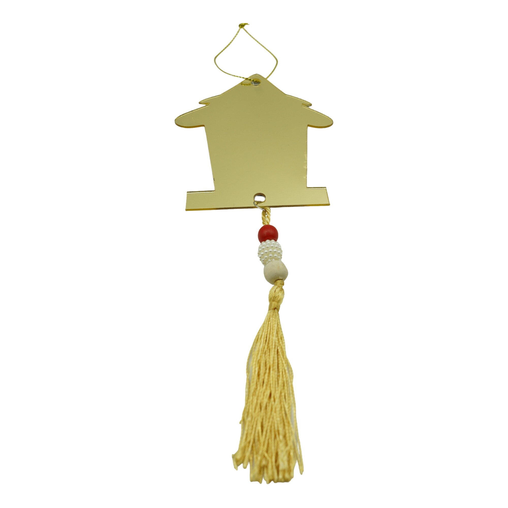 Ornament brad, Flippy, Brad, Auriu, Lucios, 8*25CM, Acril, Interior/ Exterior