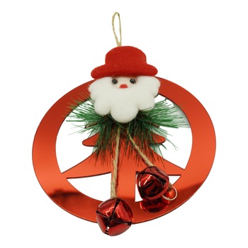 Ornament brad, Flippy, Brad cu clopotei, Rosu, Lucios, 15*20CM, Acril, Interior/ Exterior Ornament brad, Flippy, Brad cu clopotei, Rosu, Lucios, 15*20CM, Acril, Interior/ Exterior