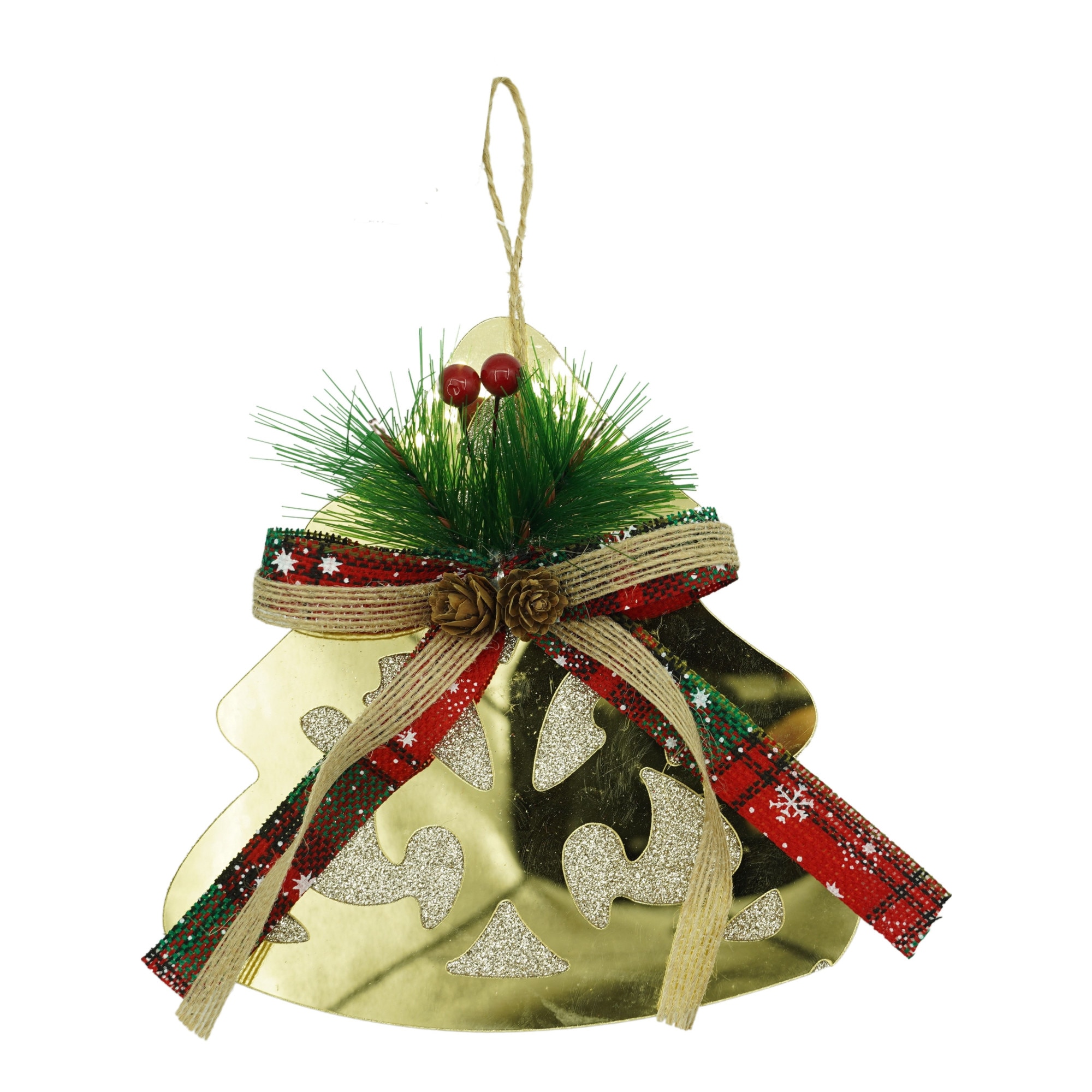 Ornament brad, Flippy, Brad, Auriu, Lucios, 16*17CM, Acril, Interior/ Exterior