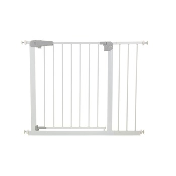 Poarta de Siguranta idealStore Safety Gate pentru Scari, dimensiuni ajustabile 75 - 103 cm, Fabricata din Otel, culoare Alb Poarta de Siguranta idealStore Safety Gate pentru Scari, dimensiuni ajustabile 75 - 103 cm, Fabricata din Otel, culoare Alb