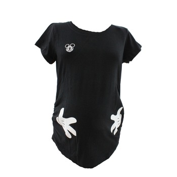 Tricou gravide, Mickey Mouse, negru, Negru Tricou gravide, Mickey Mouse, negru, Negru