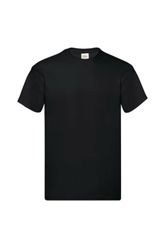 Tricou din bumbac, Original Fruit of the Loom, Negru, Negru Tricou din bumbac, Original Fruit of the Loom, Negru, Negru