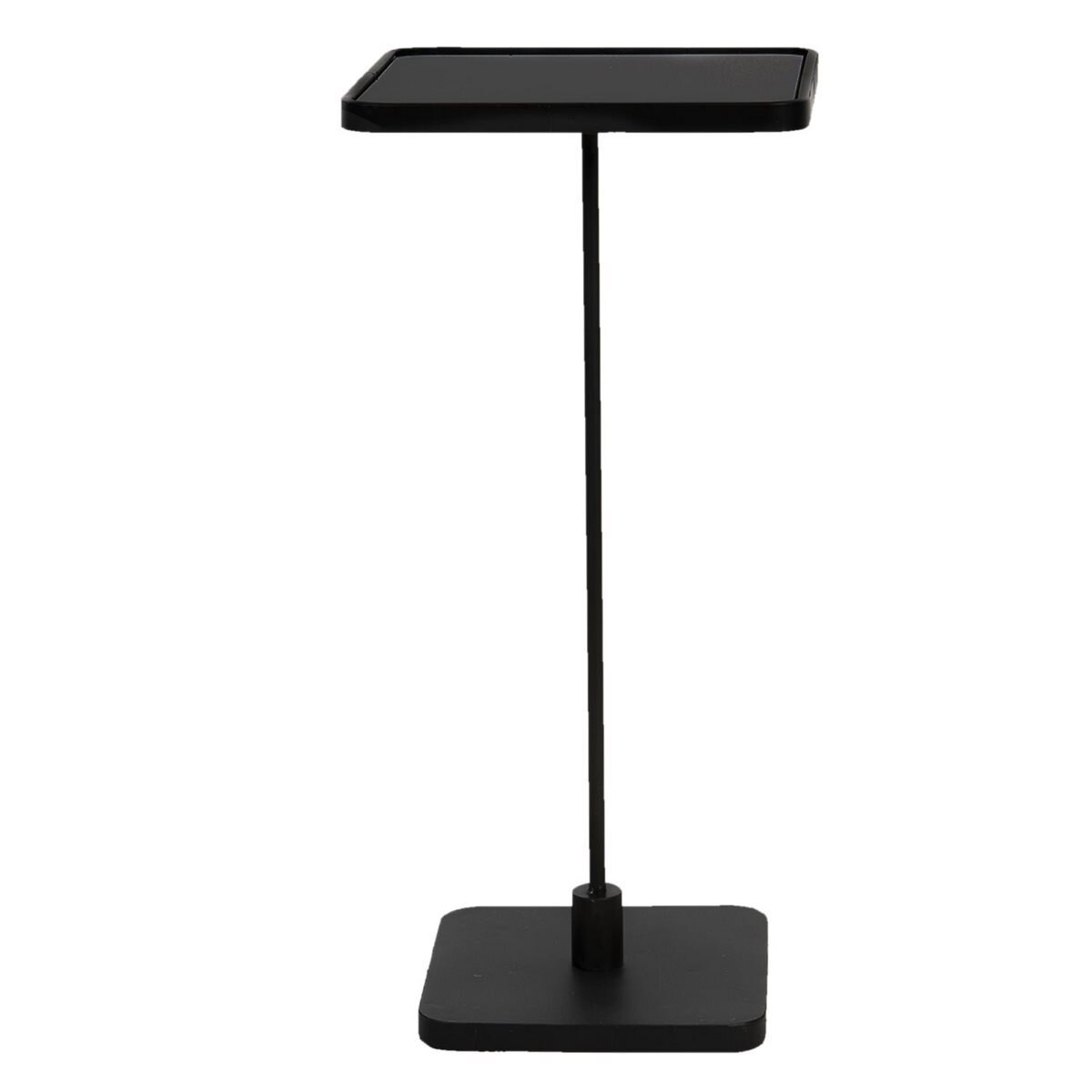 Masuta de cafea din fier negru 32 cm x 32 cm x 69 h