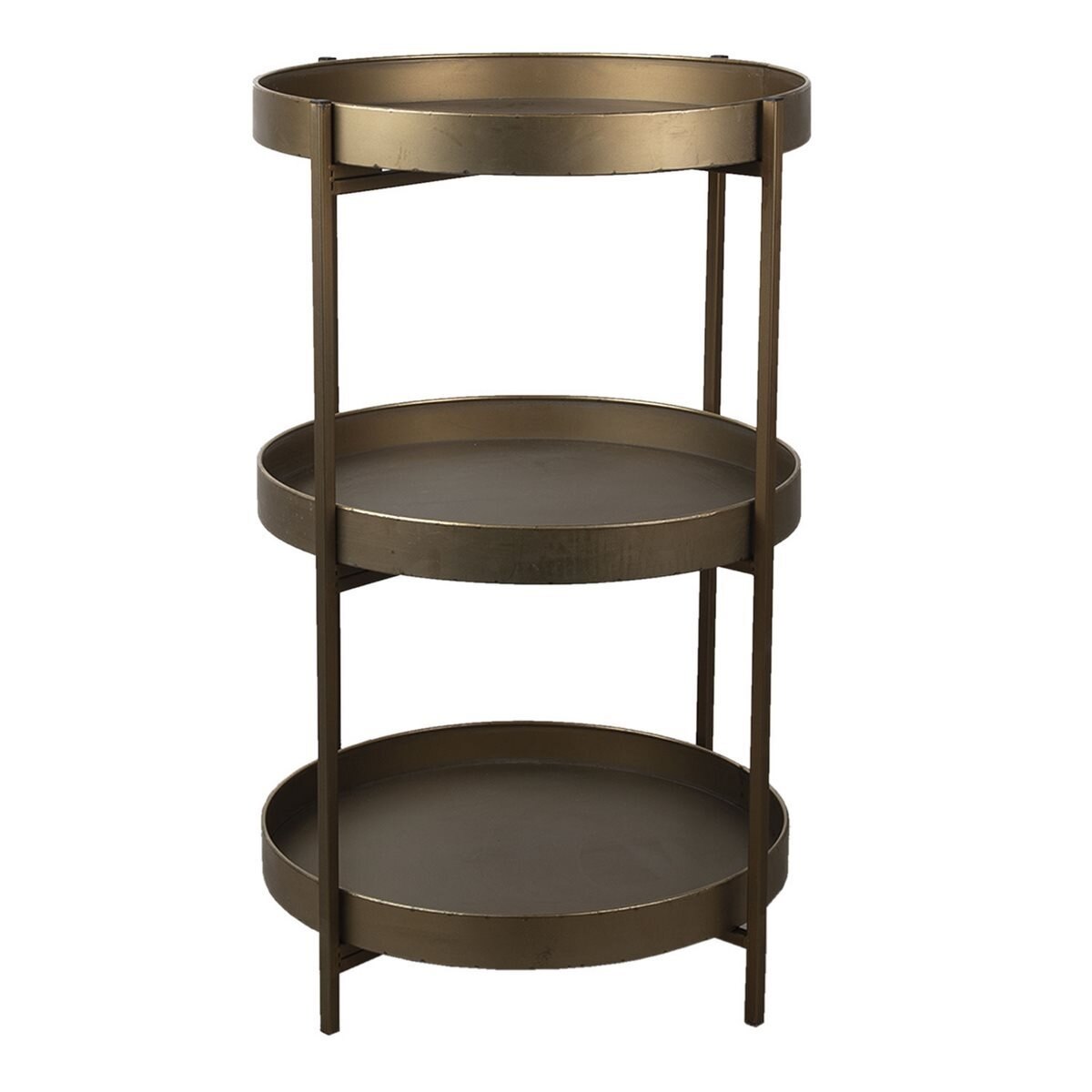 Masuta de cafea din fier culoarea cupru Ø 52 cm x 60 h