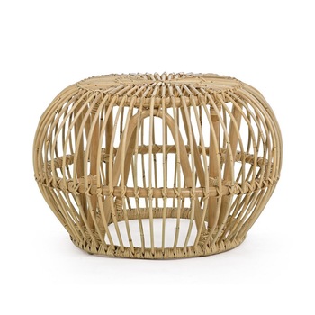 Masuta de cafea din rattan natur Doradal Ø 65 cm x 44 cm Masuta de cafea din rattan natur Doradal Ø 65 cm x 44 cm
