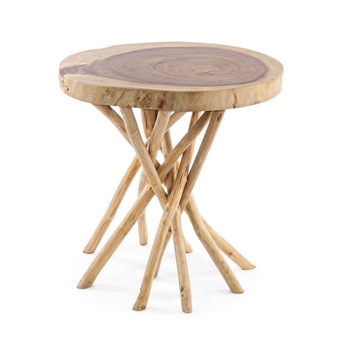 Masuta cafea lemn natur Solidad 56 cm x 56 cm x 56 h Masuta cafea lemn natur Solidad 56 cm x 56 cm x 56 h