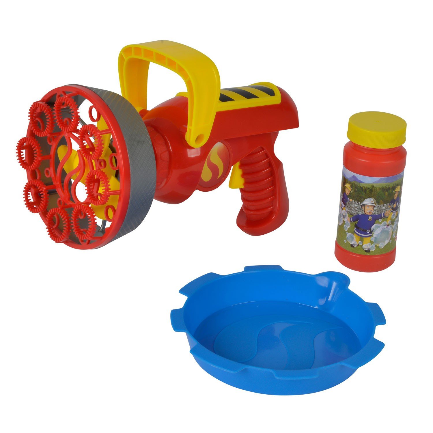 Pistol de facut balonase de sapun Fireman Sam, 21 cm