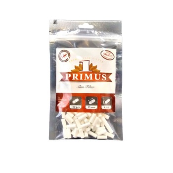 Filtre rulat tigari Primus Slim 100 bucati cu 50 foite rulat tigari Primus 70mm incluse Filtre rulat tigari Primus Slim 100 bucati cu 50 foite rulat tigari Primus 70mm incluse