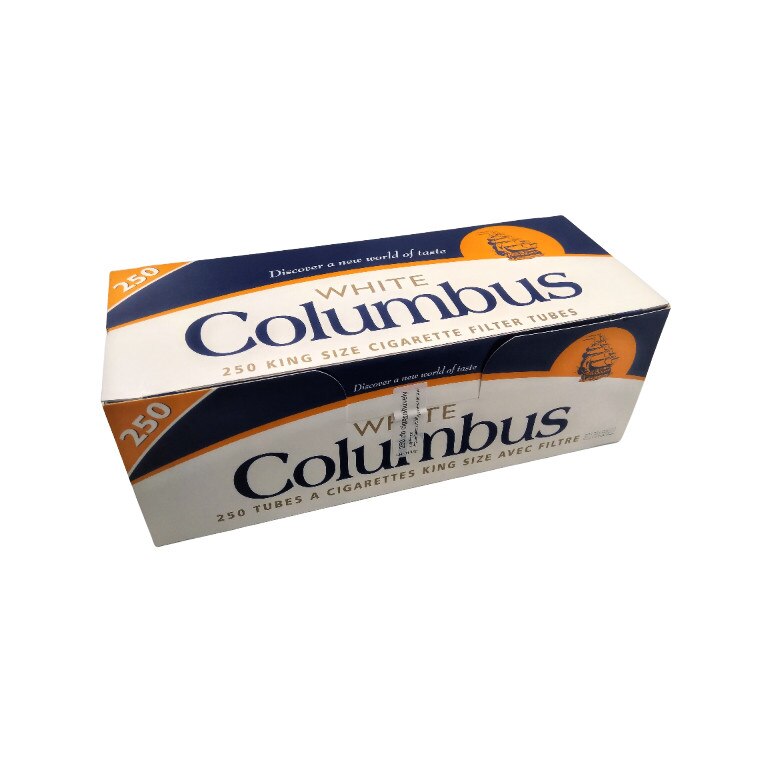 Tuburi tigari Columbus White King Size Filter 250