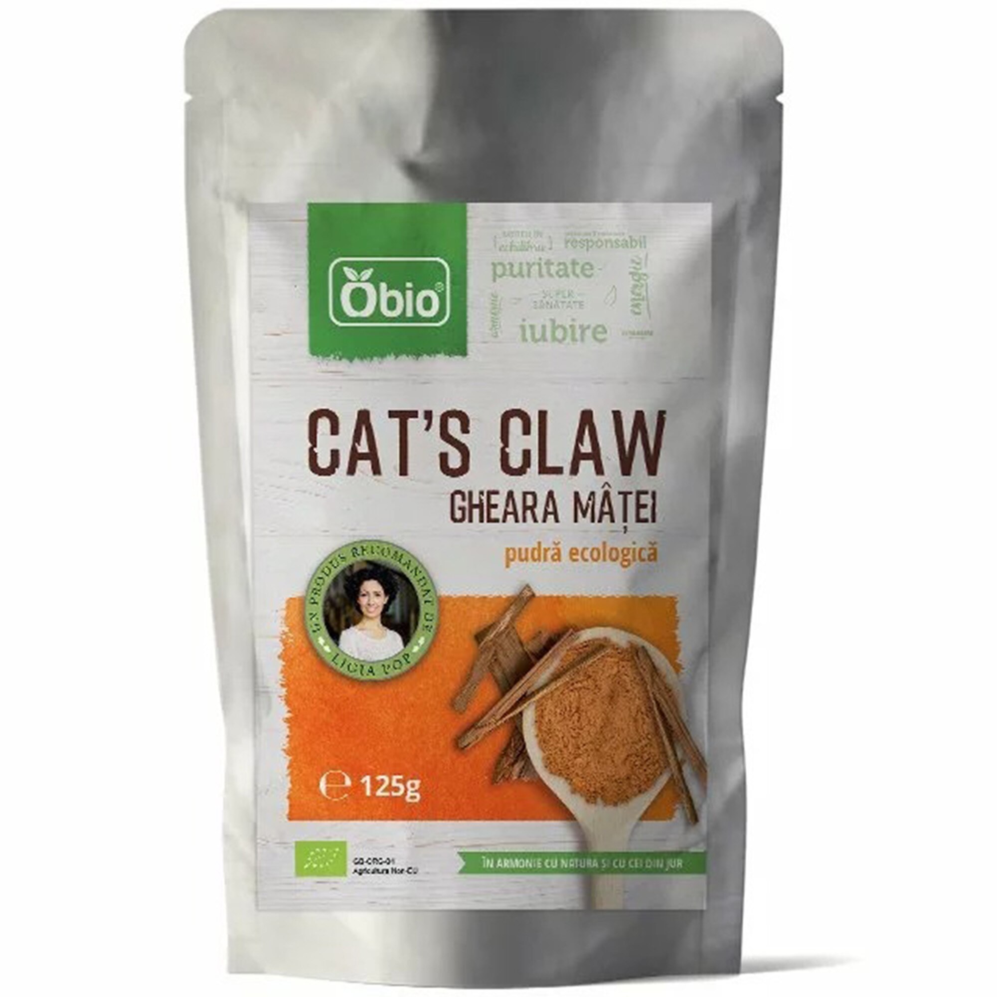 Cat's Claw Pulbere Raw Bio, 125g