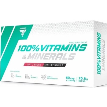 100% Vitamine si Minerale Trec, 60 capsule 100% Vitamine si Minerale Trec, 60 capsule