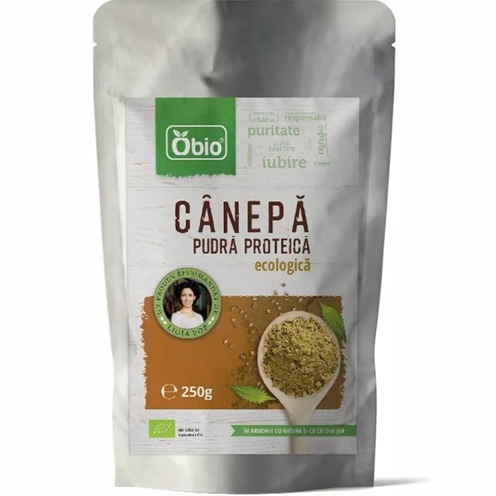 Proteina de Canepa Raw Bio Obio, 250g
