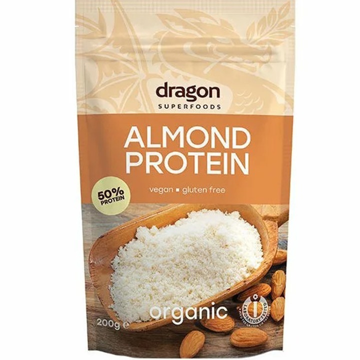 Pudra Proteica din Migdale Raw Dragon Superfoods 200 g