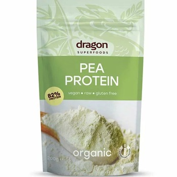 Pudra Proteica din Mazare Galbena Bio, Dragon Superfoods, 200g Pudra Proteica din Mazare Galbena Bio, Dragon Superfoods, 200g