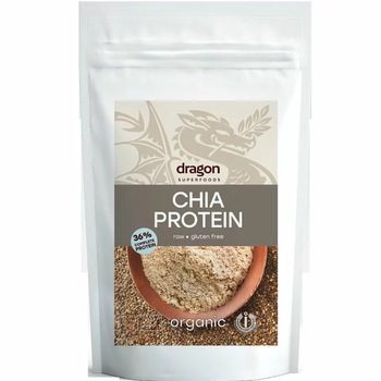 Chia Pudra Proteica Raw Bio, Dragon Superfoods, 200g Chia Pudra Proteica Raw Bio, Dragon Superfoods, 200g