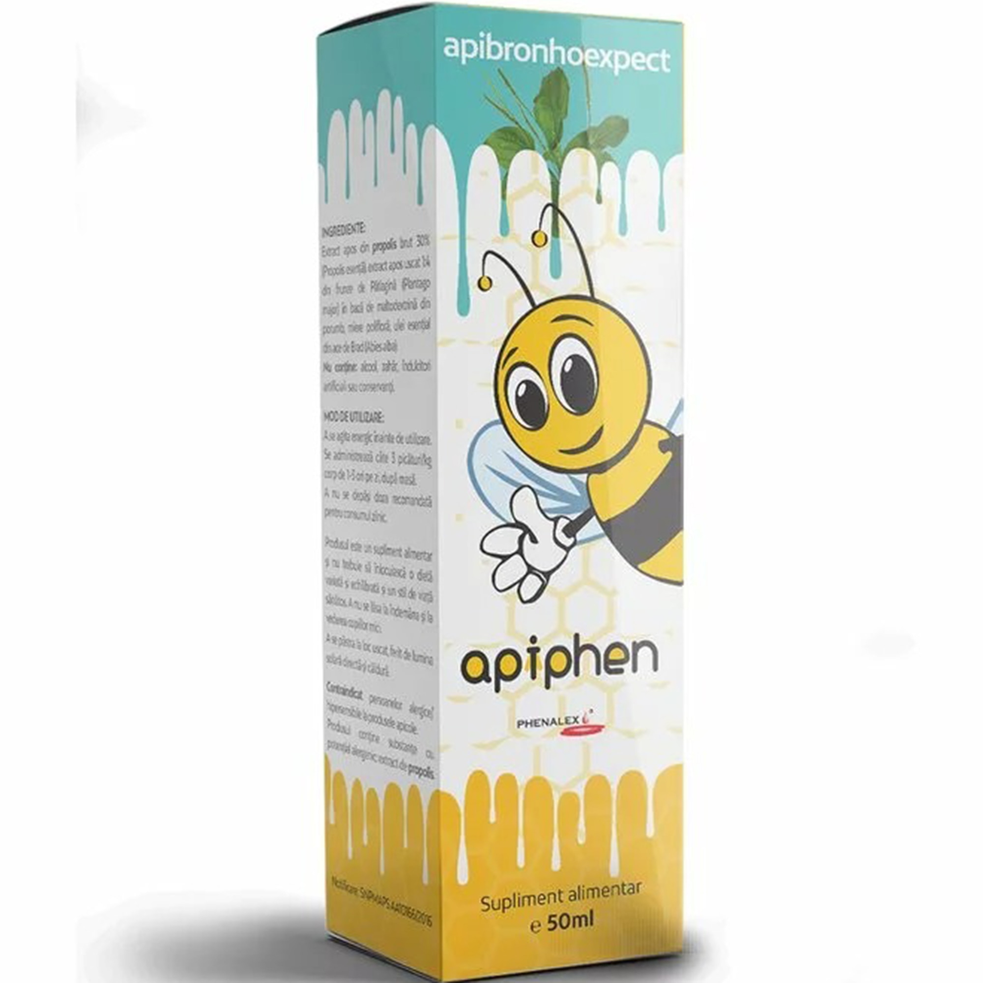 Apiphen Api Bronhoexpect, Phenalex, 50ml