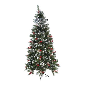 Brad artificial decorat pentru perete/colt, Flippy, culoare verde, diametrul inferior 83cm, marimea 150cm Brad artificial decorat pentru perete/colt, Flippy, culoare verde, diametrul inferior 83cm, marimea 150cm