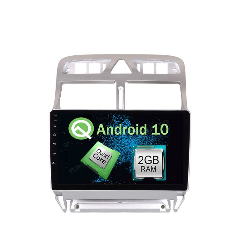 Navigatie Android Peugeot 307 2GB Ram Ecran 9 inch NAVD-AC9053