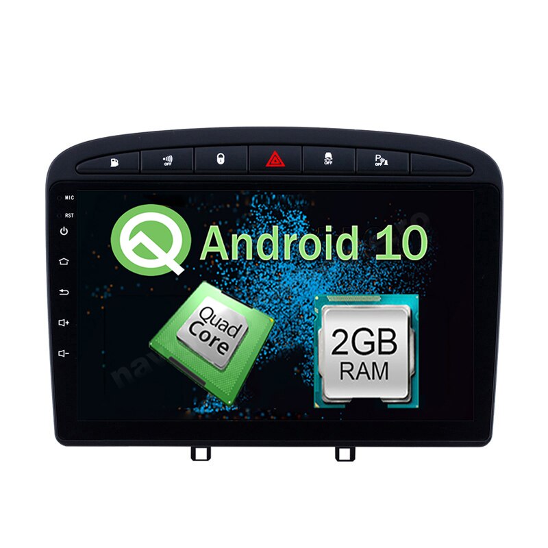 Navigatie Android Peugeot 308 2GB Ram Ecran 9 inch NAVD-AC9052