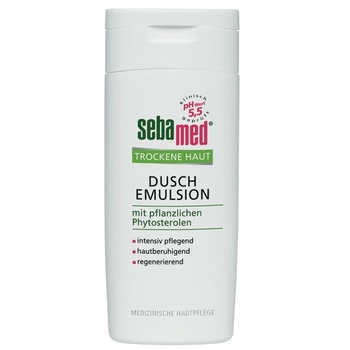 Gel Emulsie de dus pentru piele uscata, Sebamed, pH5.5, 200ml Gel Emulsie de dus pentru piele uscata, Sebamed, pH5.5, 200ml