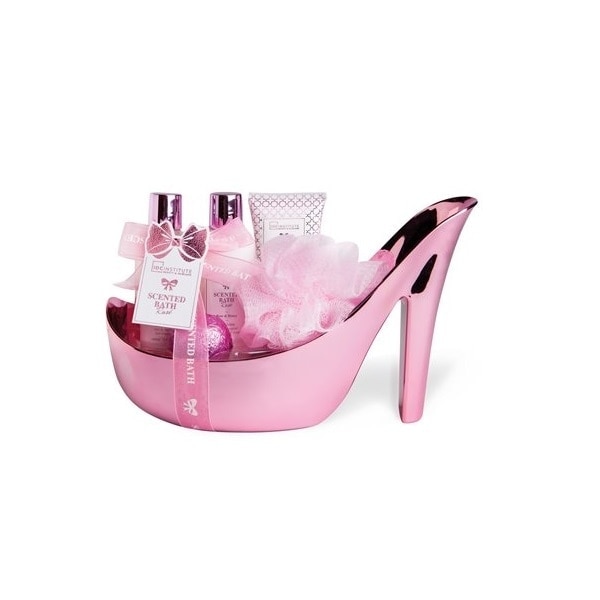 Set cadou pentru ingrijirea corpului, Scented Bath Pantof Roz, 430 ml