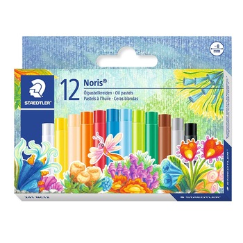Creioane colorate Staedtler pe baza de ulei Noris Club ST-241-NC12 Creioane colorate Staedtler pe baza de ulei Noris Club ST-241-NC12