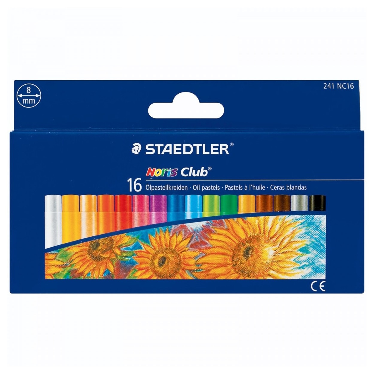 Creioane colorate Staedtler pe baza de ulei Noris Club ST-241-NC16