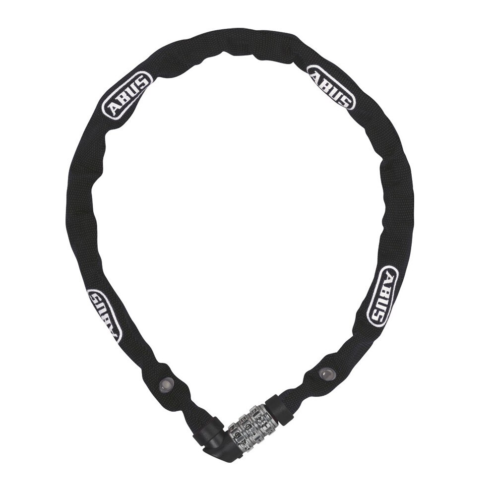 Antifurt bicicleta, lant cu cifru, ABUS 1200/60 Web, otel 4 mm, 60 cm lungime, negru