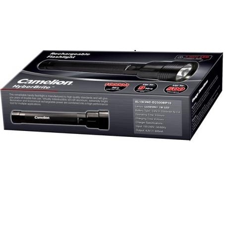 Lanterna Camelion T10 , HyberBrite Reincarcabila acumulator mare 3x R20 fabricatie din aluminiu, rezistente la apa, bec superluminos cree. Lanterne folosite de jandarmeria Germana