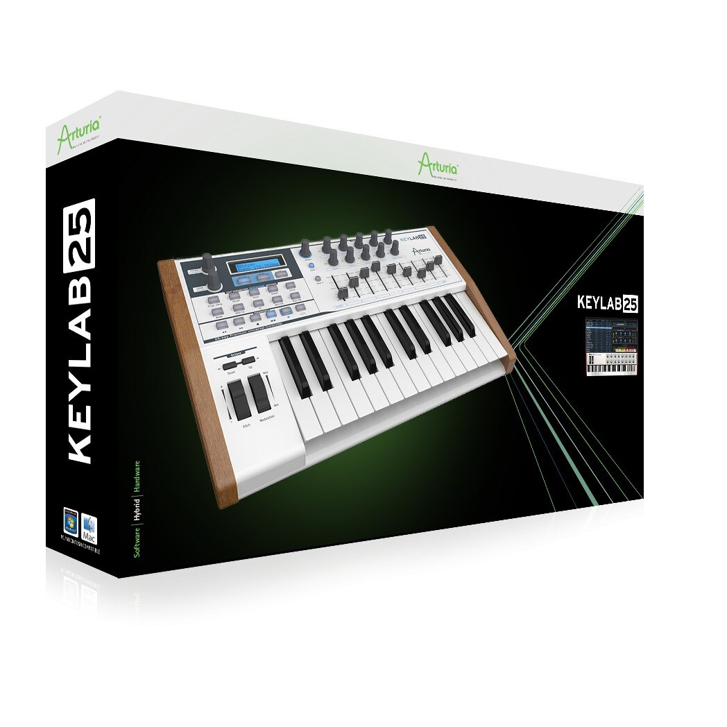 Arturia KEYLAB 25 MIDIコントローラー Midi controller Profesional Arturia KeyLab 25 - eMAG.ro