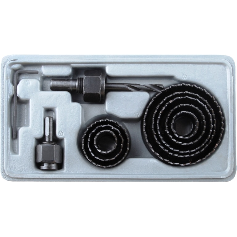 Set 11 freze lemn EvoTools, 19-64 mm