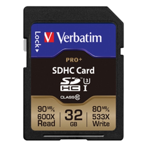 Card de memorie Verbatim PRO+ SDHC, 32GB, Class 10
