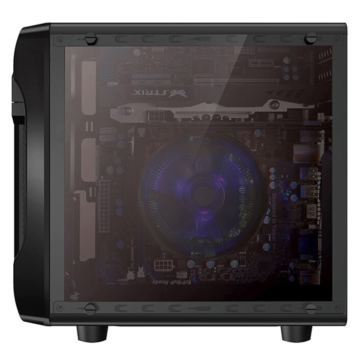 Кутия Spire Powercube 715B window, CubeTower, Без захранващ блок - Main Image