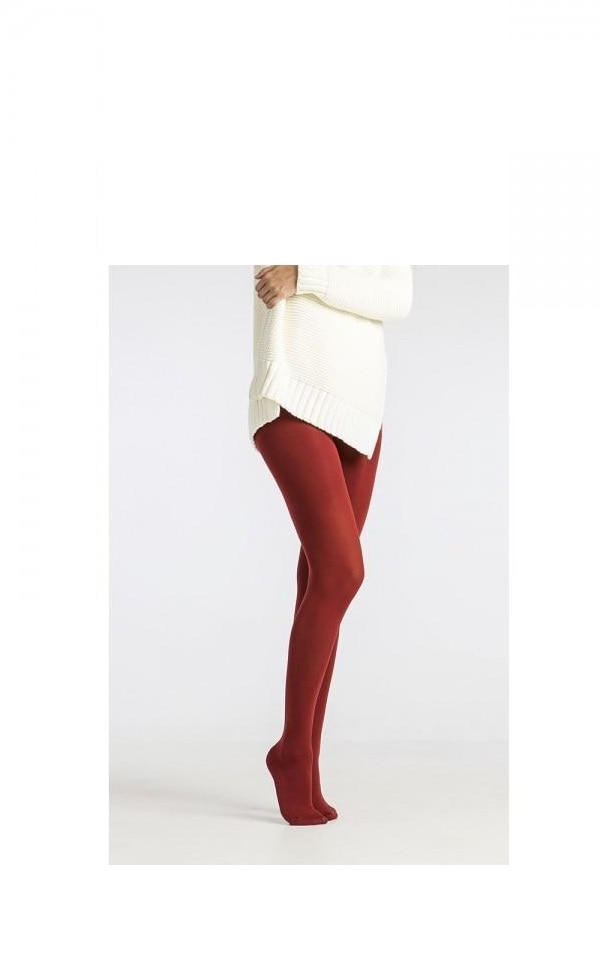 Dres termic, Cecilia De Rafael ORIX, microfibra 85 DEN, Rosu