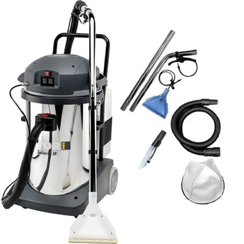 Aspirator cu spalare, injectie-extractie, cu 2 motoare LAVOR SOLARIS IF putere 2400W, recipient INOX 78 L Aspirator cu spalare, injectie-extractie, cu 2 motoare LAVOR SOLARIS IF putere 2400W, recipient INOX 78 L