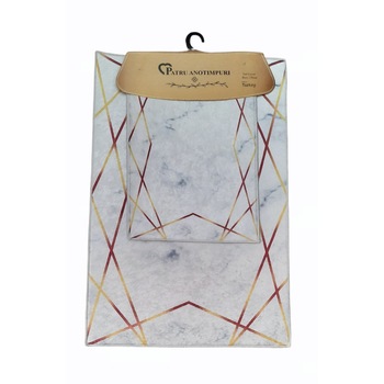 Set covoare baie antiderapante, 2 piese, 60x90cm, 40x60cm, Model 23 Set covoare baie antiderapante, 2 piese, 60x90cm, 40x60cm, Model 23