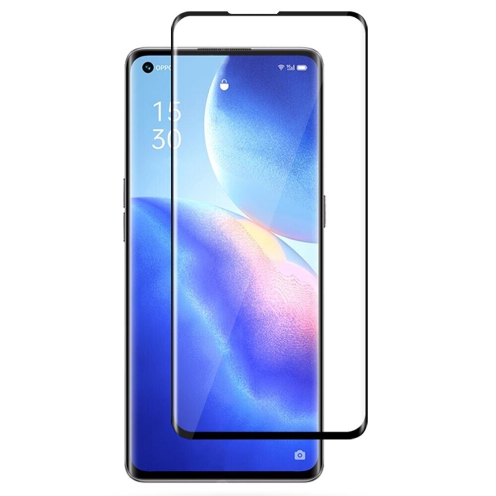 Folie Protectie Ecran Sticla 3d Full Cover Cellara Pentru Oppo Reno 5 5G - Negru