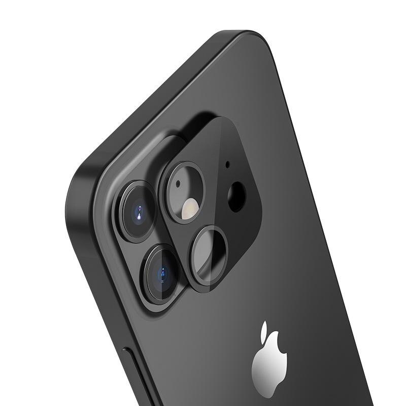 Folie Protectie Camera Cellara Pentru iPhone 12 - Negru
