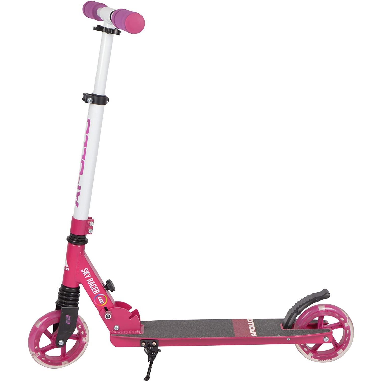 Тrotineta LED Apollo Skyracer Berry, 45x12х87см, Multicolor