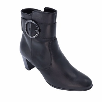 Botine Ara, Piele naturala/Neteda, Negru Botine Ara, Piele naturala/Neteda, Negru