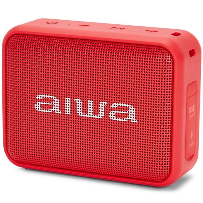 Boxa portabila Aiwa BS-200RD, Bluetooth, Radio, Ipx6, Putere 6W, Rosu