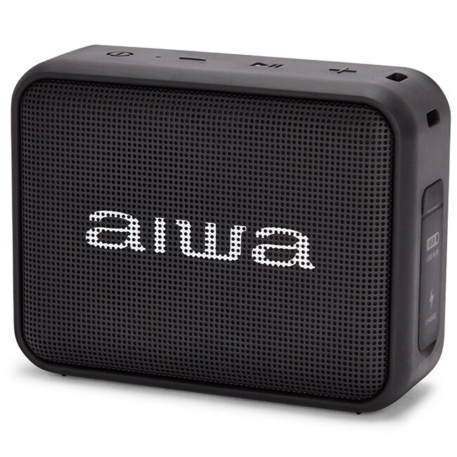 Boxa portabila Aiwa BS-200BK, Bluetooth, Radio, Ipx6, Putere 6W, Negru