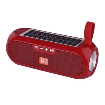 Boxa Portabila, Panou Solar Incorporat, Handsfree, Radio, Stick, USB, Jack, 1200 mAh, Ergonomica, Rosu Boxa Portabila, Panou Solar Incorporat, Handsfree, Radio, Stick, USB, Jack, 1200 mAh, Ergonomica, Rosu
