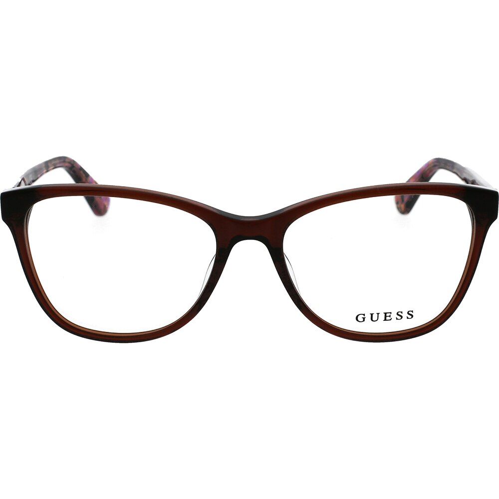 Rame ochelari de vedere Guess GU2547 050, Maro, 53 mm
