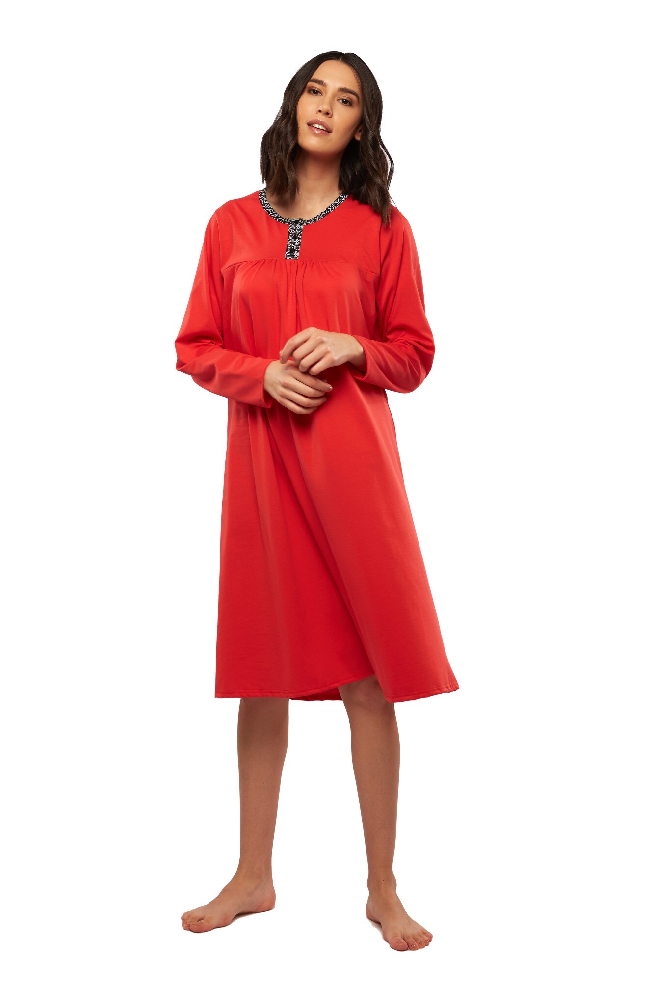 Camasa de noapte talii mari PFMV01, Multicolor