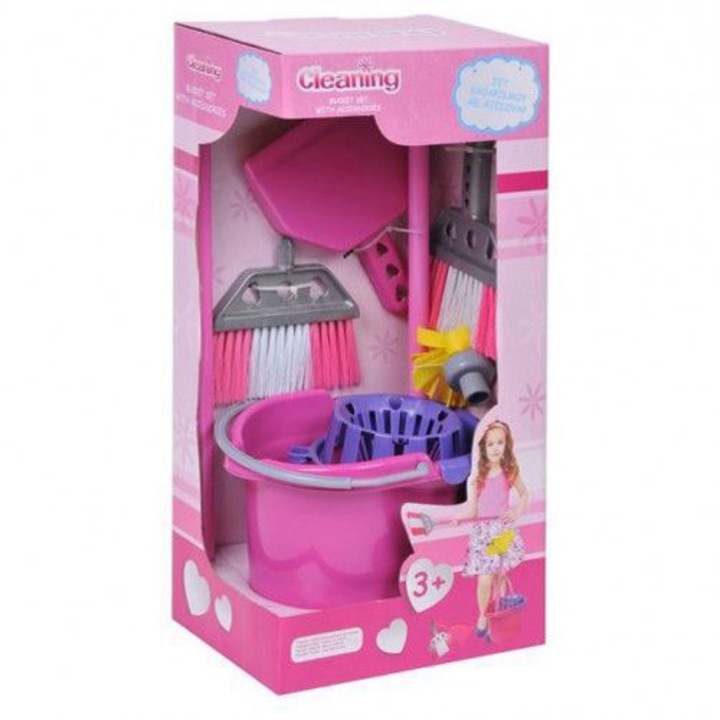 Set de curatenie pentru fete, 5 piese – Roz
