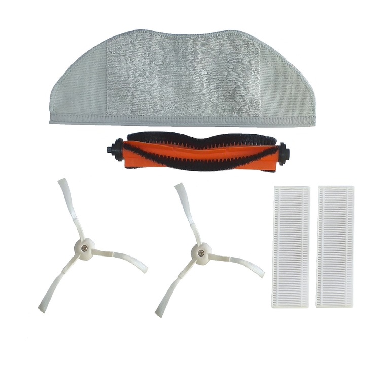 Комплект аксесоари Xiaomi Mi Robot, Mijia G1 1 x централна четка, 2 x странична четка, 2 x Hepa филтър, 1 x моп